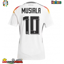 Camisa de Futebol Alemanha Jamal Musiala #10 Equipamento Principal Europeu 2024 Manga Curta